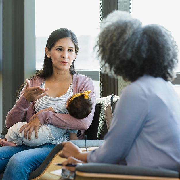 Parent with NDC practitioner