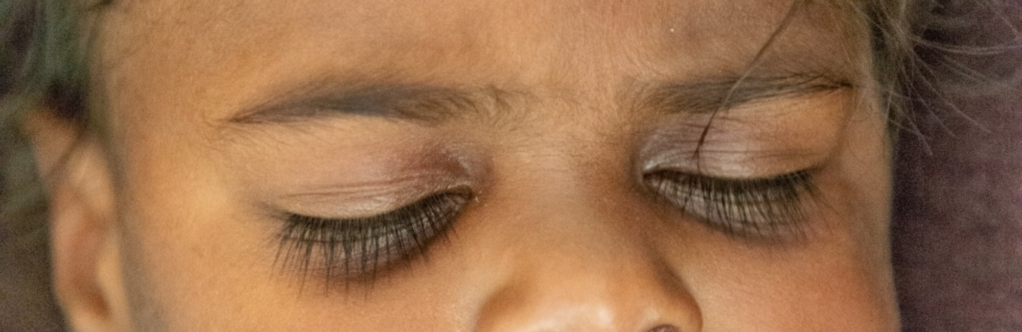 australian first nations child sleeping