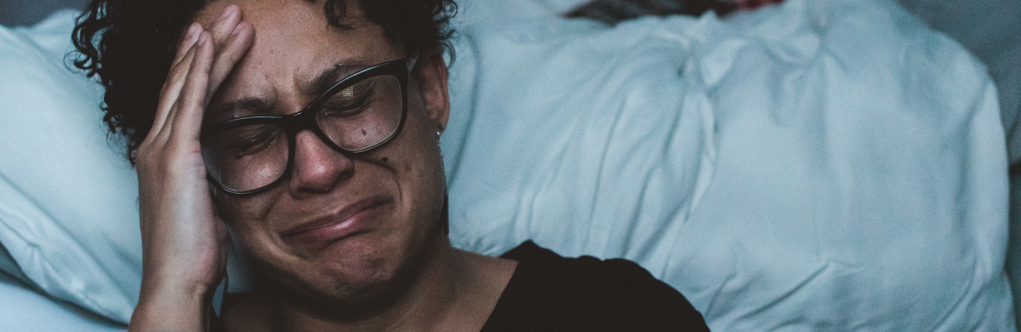 worried and upset woman