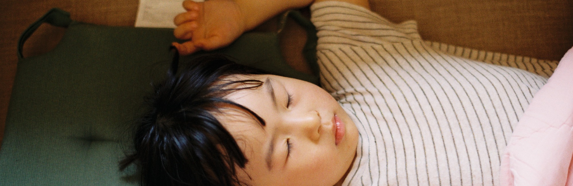 asian toddler sleeping